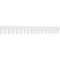 Ekena Millwork Elizabeth Architectural Grade PVC Dentil Block Trim, 8"H x 1"P x 90 5/8"L DENP08ELZ02 - alternate 1